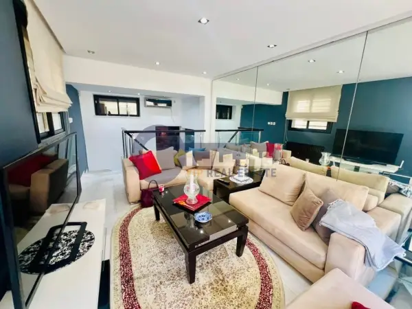 À louer un duplex S+1 meublé vue sur mer à la Marsa