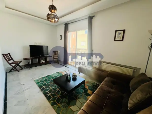 À louer un appartement S+2 meublé à la Marsa