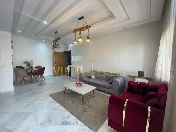 À louer un appartement meublée S+3 à lac 2