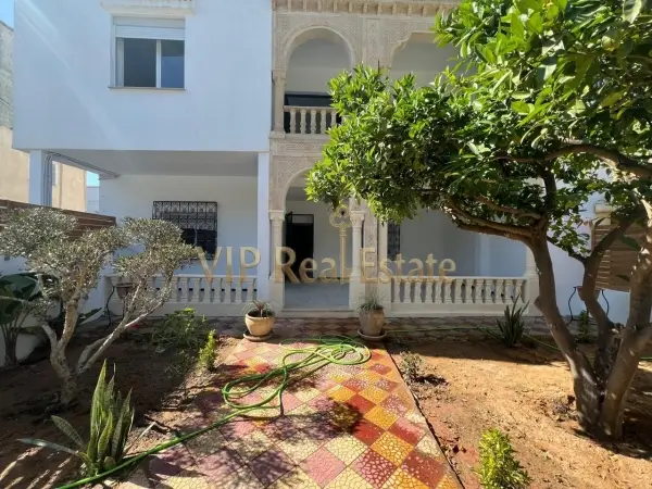A Louer un Rez-de-chaussée de villa avec jardin à la Marsa