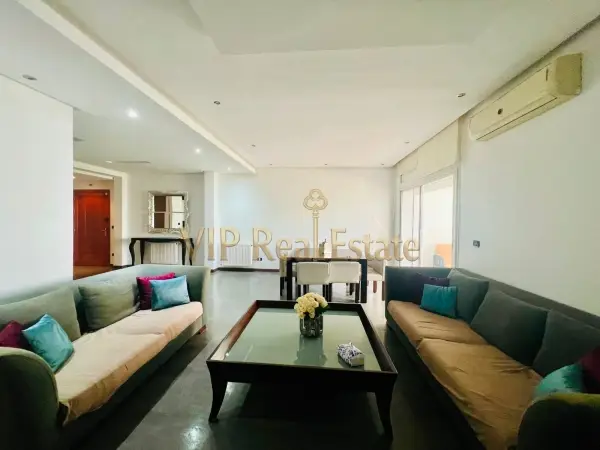 À louer : appartement S+2 Meublé à La Marsa Plage